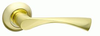 Ручка раздельная FUARO CLASSIC AR SG/GP-4 матовое золото/золото, квадрат 8x130 мм