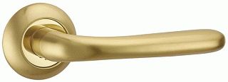 Ручка дверная PUNTO SIMFONIA TL SG/GP-4 матовое золото/золото