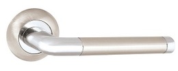 Ручка раздельная Punto (Пунто) REX TL SN/CP-3 матовый никель/хром