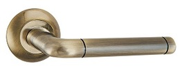 Ручка раздельная Punto (Пунто) REX TL ABG-6 зеленая бронза 105 мм