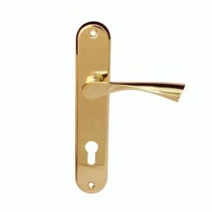 Комплект дверных ручек Апекс HР-85.0923-AL-G золото