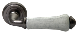 Ручки дверные Morelli MH-41-CLASSIC OMS/GR старое античное серебро/серый