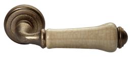Ручка дверная Morelli MH-41-CLASSIC OMB/CH  старая античная бронза/шампань