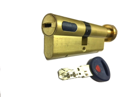 Цилиндровый механизм Мauer New Wave 4 вертушка-ключ-L=77мм/36-41/,цвет латунь, 5 ключей